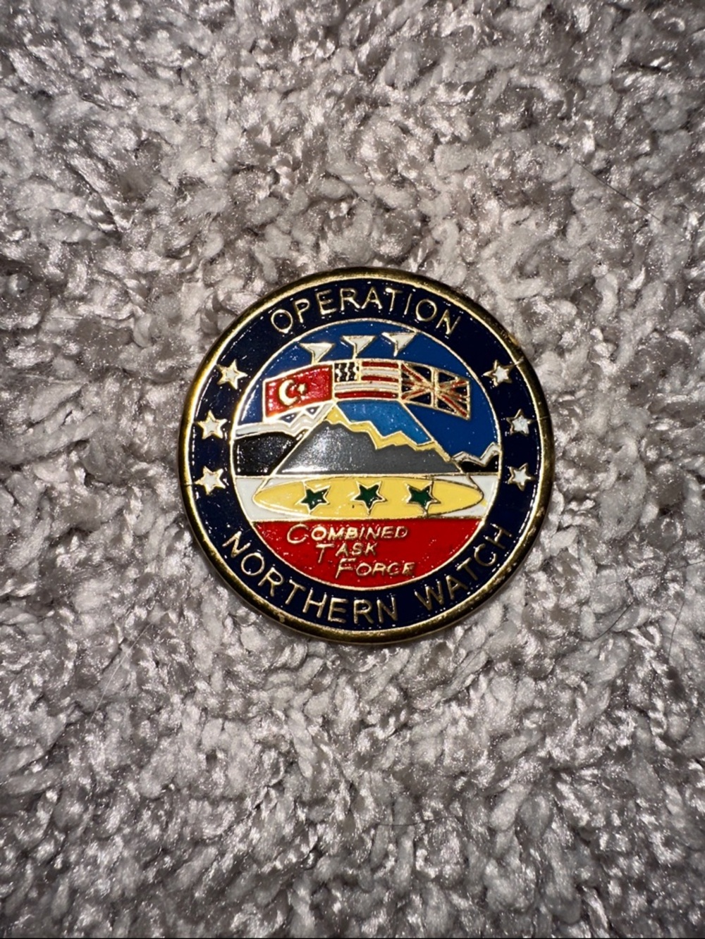 Operation Northern Watch Challenge Coin VAQ-129 Combined Task Force Military